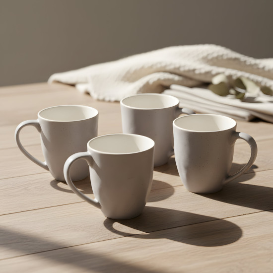 Porcelain Mug Set - 4 Pcs